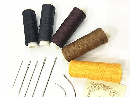 image for Deryunny Leather Craft Tools Curved Upholstery Carpet Canvas Hand Sewi