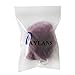 Raylans Soft Elegant Real Rabbit Fur Pompom Ball Car Key Chain Handbag Key Rings,Silver Chain,Taro Purple
