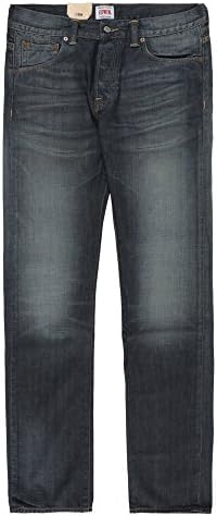 Edwin Denim ED-71 Slim Quartz Japanese Denim Jean - Biker Wash 31 32 Blue Denim Blue Denim