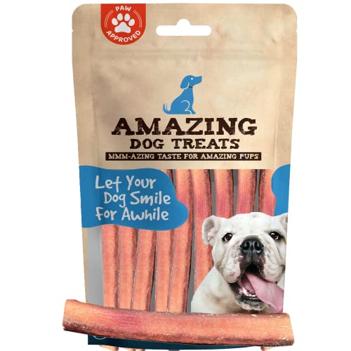 Bully Sticks for Small Dogs (6 Inch Junior 25 Count) Premium Bully