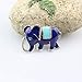 FOLCONROAD Auto Diamond Elephant Car Air Conditioning Outlet Clip Decorative (Blue)[US Warehouse] Christmas Gifts
