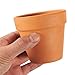 Terra Cotta Pots - 9-Pack Mini Clay Flower Pot Planters for Indoor, Outdoor Plant, Succulent Display, Brown - 3 Inches