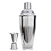 White Salmon Martini Cocktail Shaker Set with Strainer, Jigger and Recipe eBook