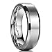 King Will BASIC 7MM Titanium Ring Stainless Steel Brushed/Matte Comfort Fit Wedding Band For Men