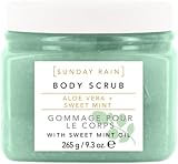 Sunday Rain Aloe Vera & Sweet Mint Polishing Body Scrub 265g Vegan Cruelty-Free