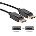 Display Port Cable 10Ft, UVOOI DisplayPort to DisplayPort Cable DP to DP 10' Cable 4K [1440p@144Hz, 4K@60Hz] - Black,Gold Plated