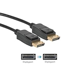 Puerto de visualización Cable, uvooi DisplayPort a DisplayPort 1.2 Cable chapado en oro   4 K 60 hz, 10FT