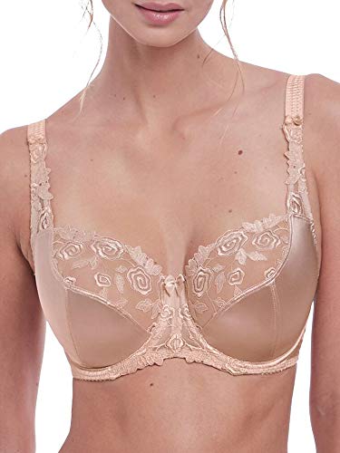 Fantasie Damen Belle Balconette-bügel Blumenspitze Demi BH, Natürliches Beige, 75D