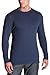 Duofold Men's Midweight Long Sleeve Crew, Blue-Jean, Small
