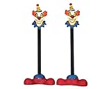 Lemax Spooky Town Killer Clown Lamp Post, Set of 2 #64056