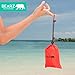 BEARZ Outdoor Pocket Blanket - Beach Blanket Waterproof Sandproof, Picnic Blankets Waterproof Foldable, Lightweight & Compact for Hiking, Camping, Travel, Festival Accessories (Red)