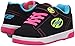 Heelys Dual Up X2 PU Sneaker , Black/Neon Multi, 2 M US Little Kid