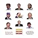 The Office Merchandise Stickers Pack of 50 Office LaptopThemed Stickers , The Office Stickers for Water Bottles, Micheal Scott, Funny Laptop Decals, Hydro Flask Stickers