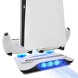 ECHZOVE PS5 Accessories, PS5 Charger Station, PS5