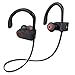 Atill Bluetooth Headphones, Wireless Stereo Earbuds with Mic for Running, Gym, Yoga (Secure Ear Hooks Design, Bluetooth 4.1,CVC 6.0 Noise Cancelling, Sweatproof)- Black