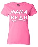 Shop4Ever Mama Bear Teepee Women's T-Shirt Mother's Day Shirts