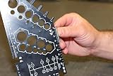 Laser 8251 Nut Bolt & Screw Gauge ABS Plastic Multifunction Tool view 14