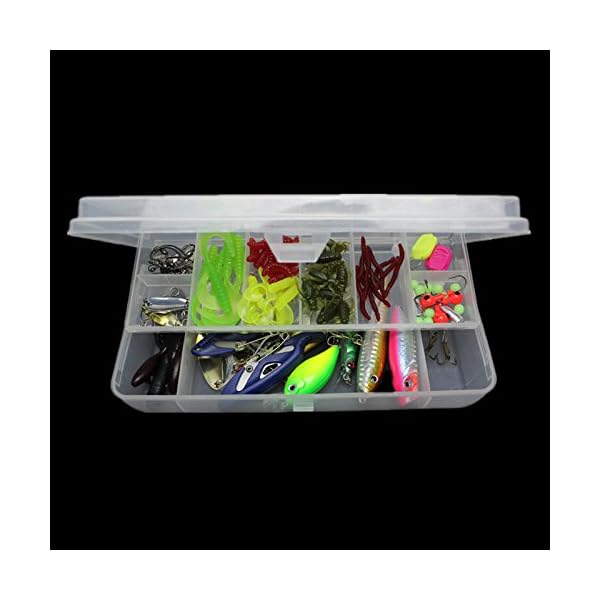 OriGlam-101PCS-Fishing-Lure-Set-Kit-Fishing-Tackle-LotsPortable-Fun-Fishing-Baits-Kit-Set-for-Saltwater-and-Freshwater-With-Tackle-Box
