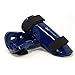whistlekick Sparring Shin Guards, Arctic (Blue, Large) with Industry Leading Warranty - Martial Arts Shin Guards/MMA Shin Guards/Taekwondo Shin Guards/Kickboxing Shin Guards