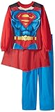 Superman Big Boys' New Supersuit 2-Piece Pajama Set, Red, 8