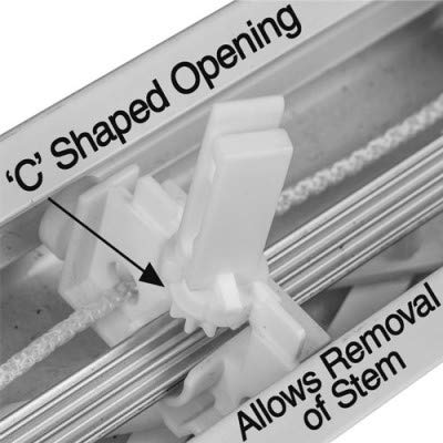 Vertical Blind Parts Replacement Carrier Quantity 5 and Video Repair Instructions on Stem Replacement
