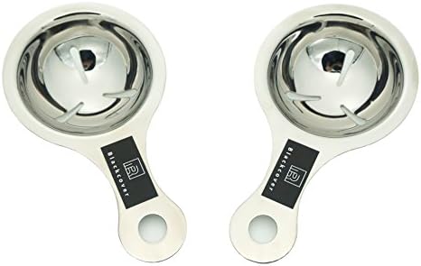 Blackcover Egg Separator 304 Stainless Steel Egg Yolk Separator &amp; Egg White Separator