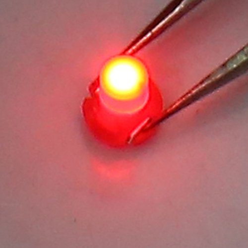 uxcell 20Pcs 12V T3 Red LED Dashboard Panel Gauge Light Lamp Bulb for Car Interior