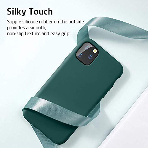 Loxxo® Case for iPhone 11, Case Cover with Liquid Silicone, Comfortable Grip, Screen & Camera Protection, Velvety-Soft L