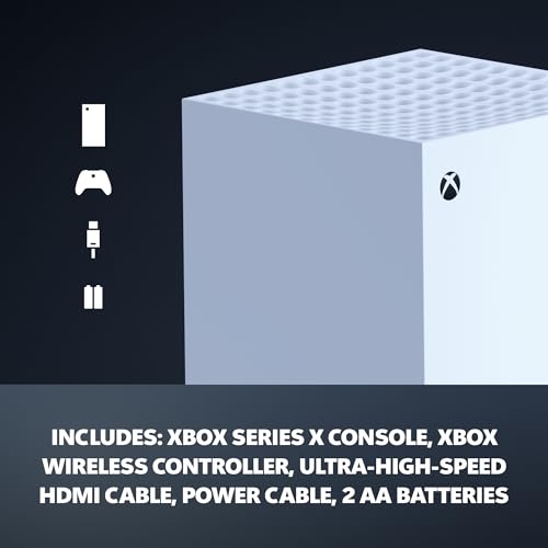 Xbox Series X - Consola de juegos totalmente digital - SSD de 1 TB - Incluye controlador inalámbrico - Juegos 4K - 120 FPS - Robot Blanco