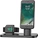 Apple Watch Stand, BEACOO Charging stand Dock Station -- Support Apple Watch NightStand Mode and iPhone 7/7 plus/SE/5s/6S/PLUS with Various Case (Black)
