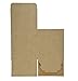 A1 Bakery Supplies Preimer Kraft Pinstripe Brown Treat Gift Boxes (4 x 4 x 4 Inch)