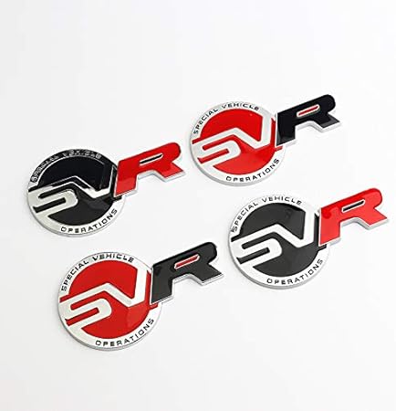 Amazon ランドローバーの車のロゴレンジローバースポーツのエグゼクティブバージョンの3d車のステッカーバッジデカールsvr車のロゴジャガー改造車のステッカーリアラベル ステッカー デカール 車 バイク