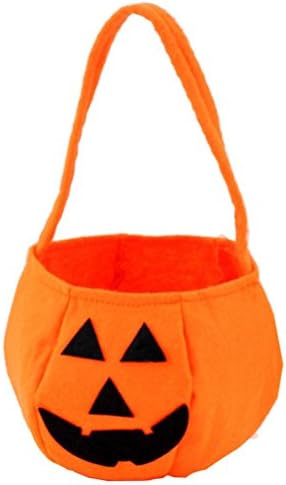 Hot Sale Bag Neartime Halloween Smile Pumpkin Bag Kids Candy Bag Children (free, Orange)