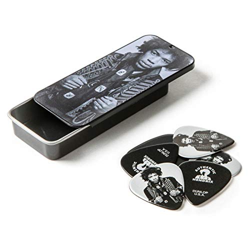 Jim Dunlop (ジム ダンロップ) ジミ ヘンドリックス ピック & ケース セット Jimi Hendrix x Mankowitz Pick Tin