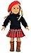 ebuddy 3pc Skirt School Outfit Clothes Fits 18 Inch Girl Doll