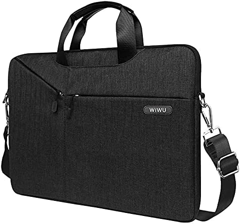 WiWU Slim Shoulder Laptop Bag Case with Strap and Handle for Men