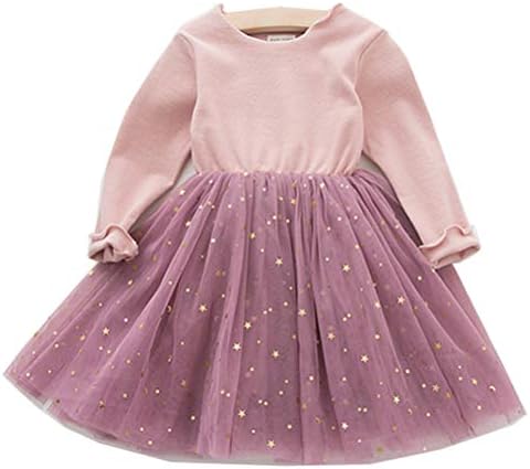 Baby Girls Tutu Dress Toddler Long Sleeve/Sleeveless Dresses Infant Tulle Sundress