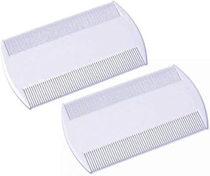 Pack Of 2 Nit Combs Headlice Double Sided Dectection For Kids Pets