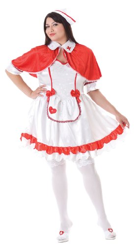 Caped Nurse Plus size costume