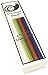 Glass Drinking Straws with Cleaning Brush Multi Color Variety Pack-Blue, Green, Clear, Orange (4 Pack)