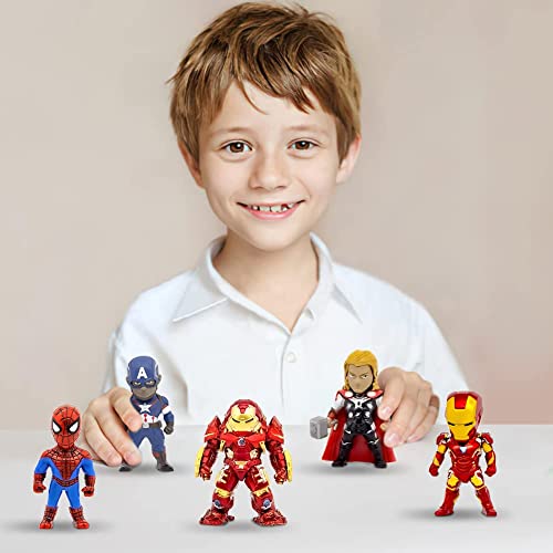 Feluxcy Action Figure, 6 Collectible Action Figures with Bases, 3.7
