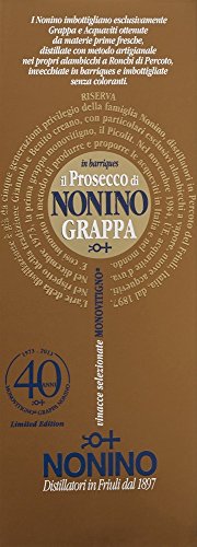 Nonino Grappa Il Prosecco Monovitigno im Barrique gereift 41% vol. in Geschenkpackung, 700ml – Bild 4
