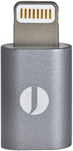 AnyLink Modular USB Transfer Cable - Link Any Two Devices for Charging &amp; Data Transfer (Lightning Adapter Grey)