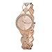 Ladies Crystal Bracelet Dress Wrist Watch for Women - Female Gold, Rose Gold, Silver