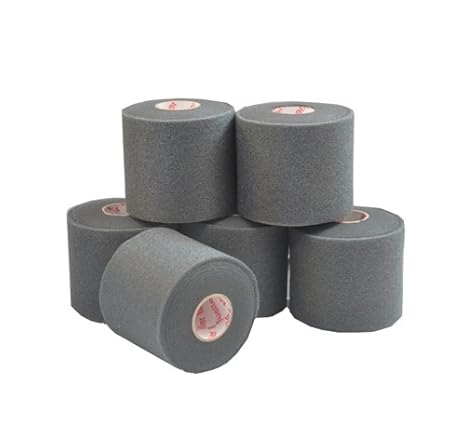 Mueller M-Wrap® | Unterzugbinde | 6 Rollen | 6,9 cm x 27,4 m | Verschiedene Farben | Untertape (Schwarz)