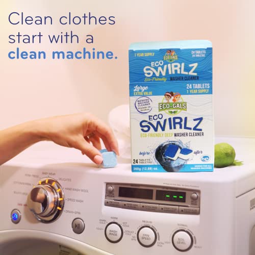 EcoGals Eco Swirlz Washing Machine Cleaner, 24 Count Pricepulse