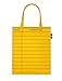 Out of Print Library Card Yellow Tote Bag with Inner Pocket - Gift for Book Lovers