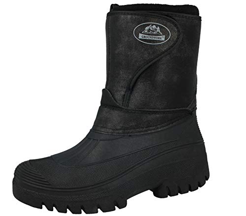 Groundworkmens Ladies Unisex Black Horse Riding Yard Water