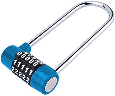 WANLIAN Combination Lock Combo Lock, 5 Digit Locker Lock Outdoor Waterproof Padlock Resettable Combination Padlock for School Gym Locker, Gate,Shed,Storage Unit