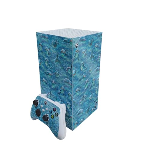 Glossy Glitter Gaming Skin Compatible with Microsoft Xbox Series X Digital Edit…